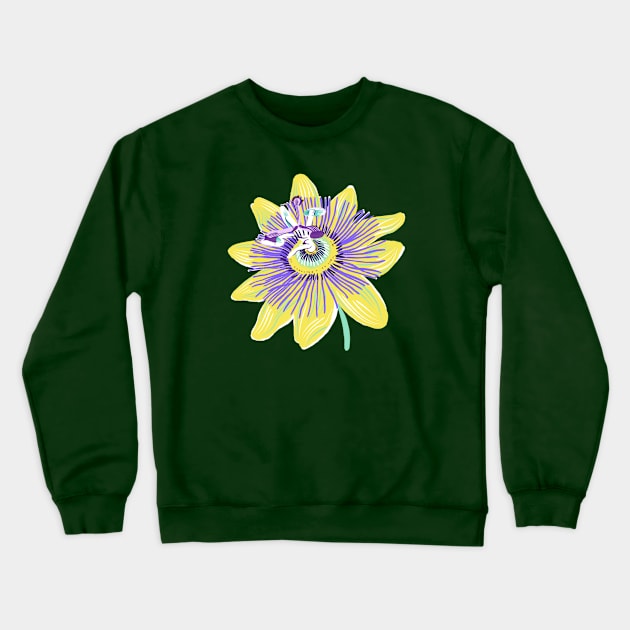 Passion flower (1) Crewneck Sweatshirt by JordanKay